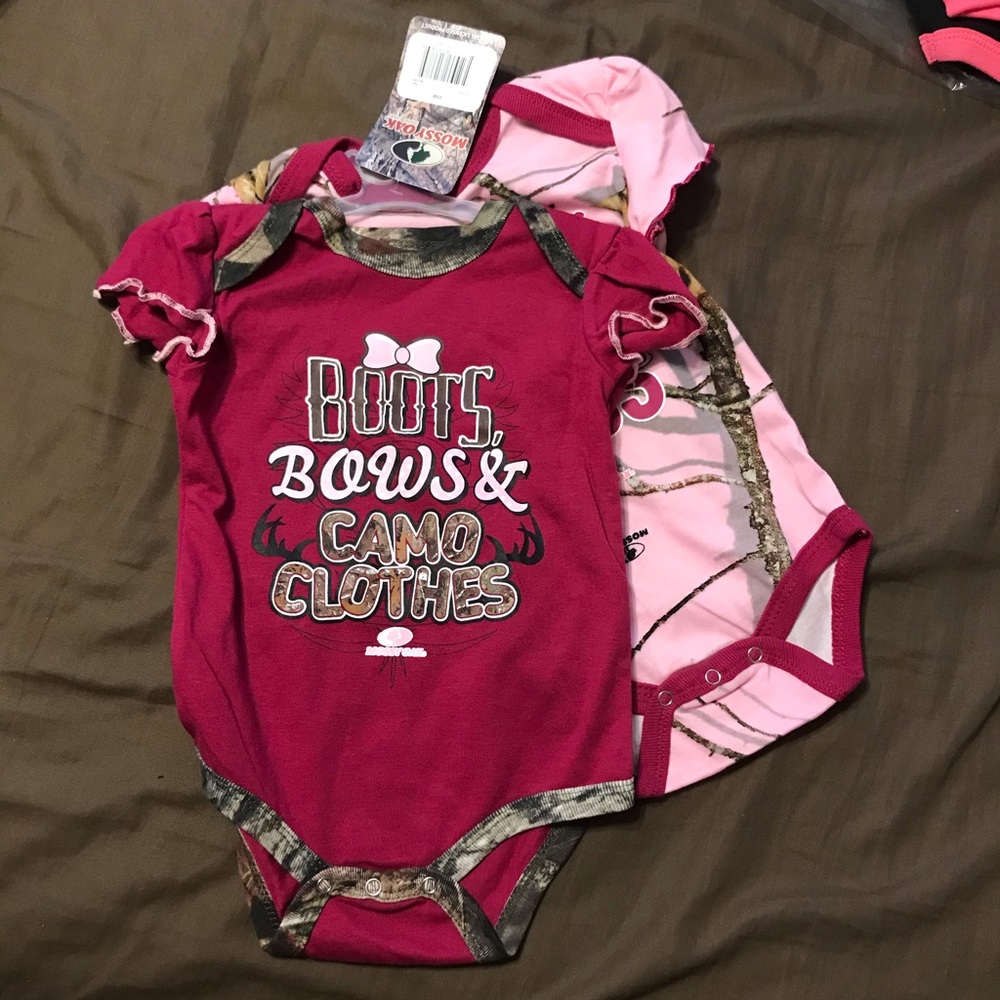 Baby girl hunting one z 3-6 months bundle